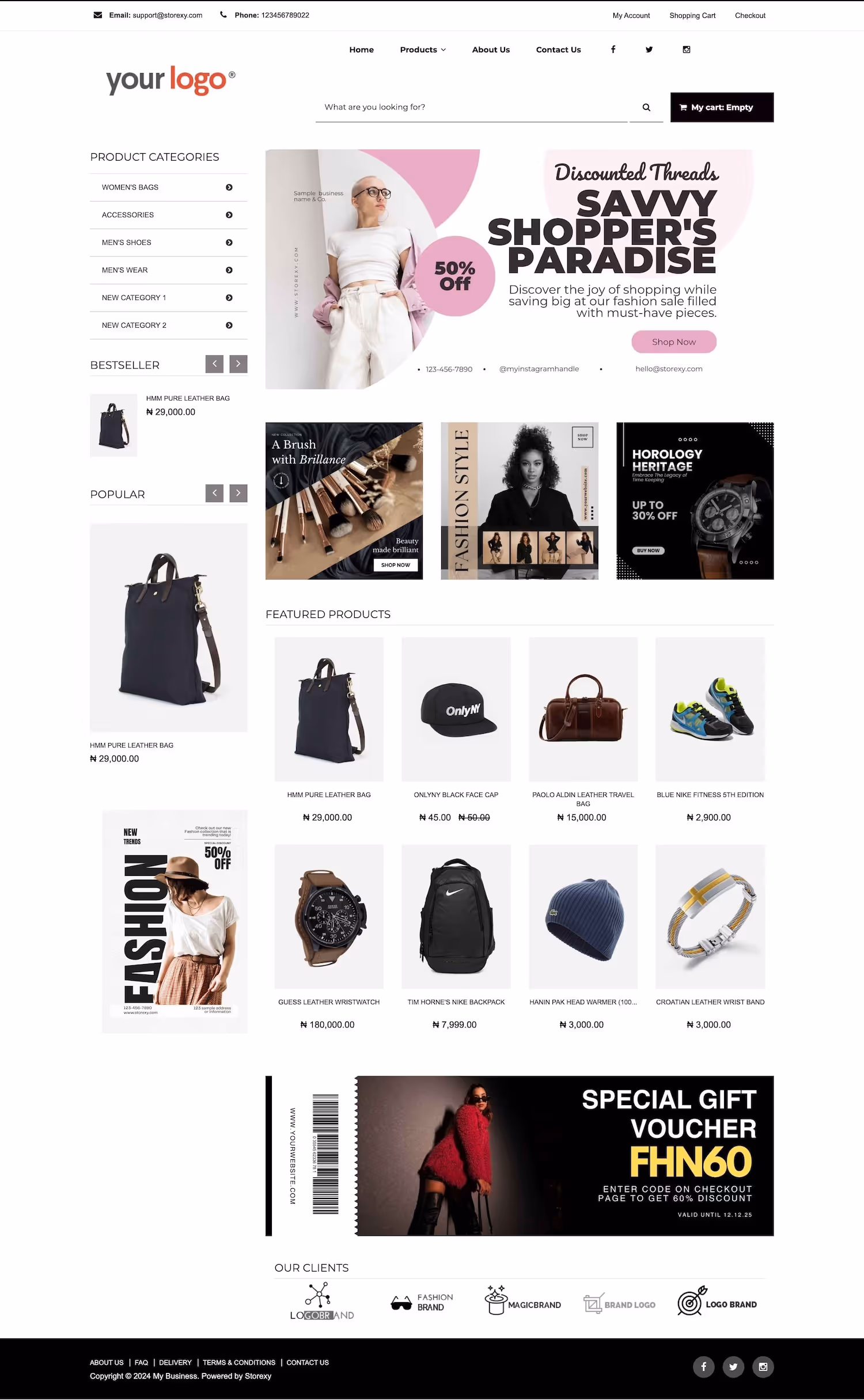 Professional Store Preview